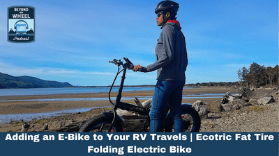 Adding an E-Bike to Your RV Travels | Ecotric Fat Tire Folding Electric Bike