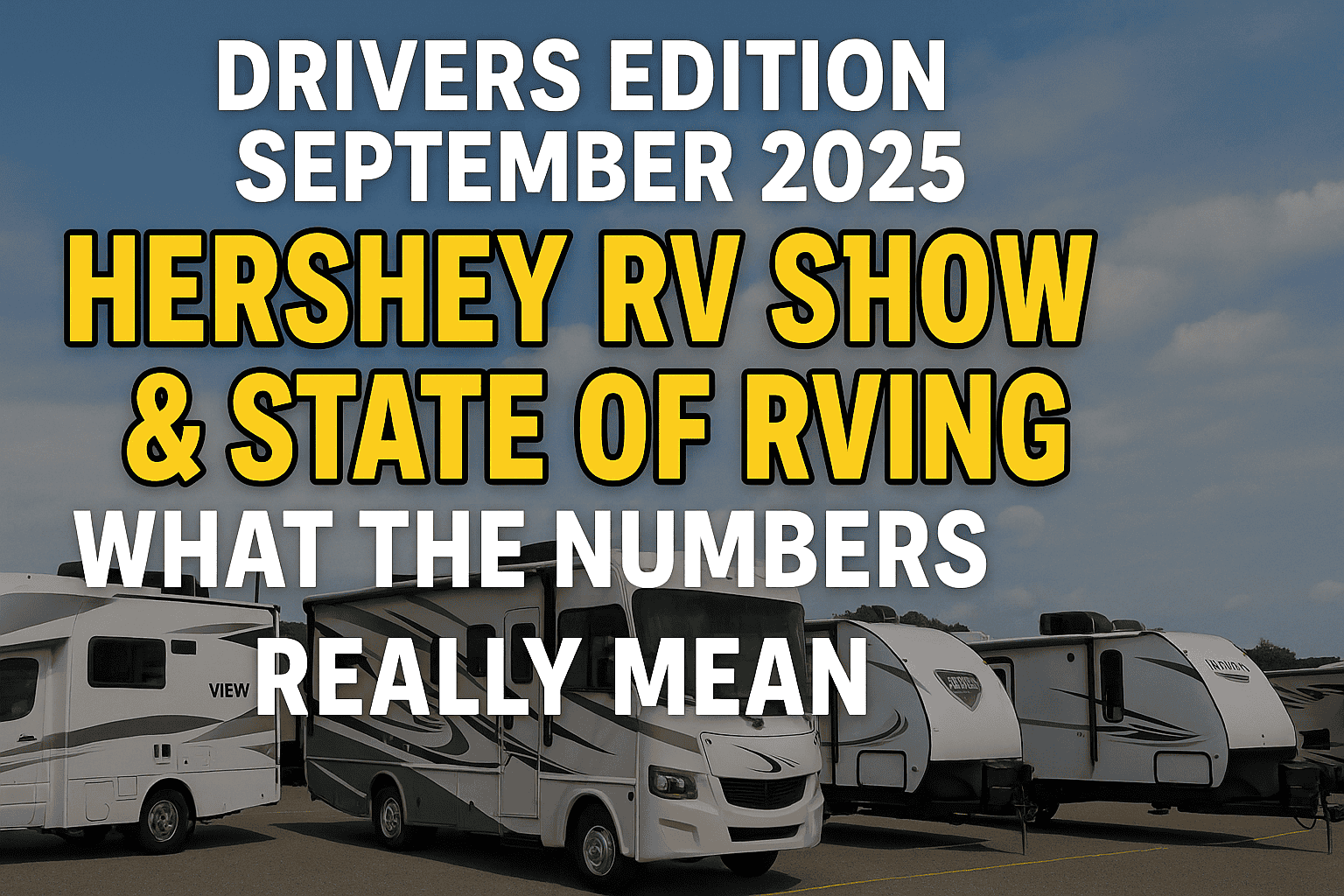 Hershey RV Show & State of RVing – What the Numbers Really Mean