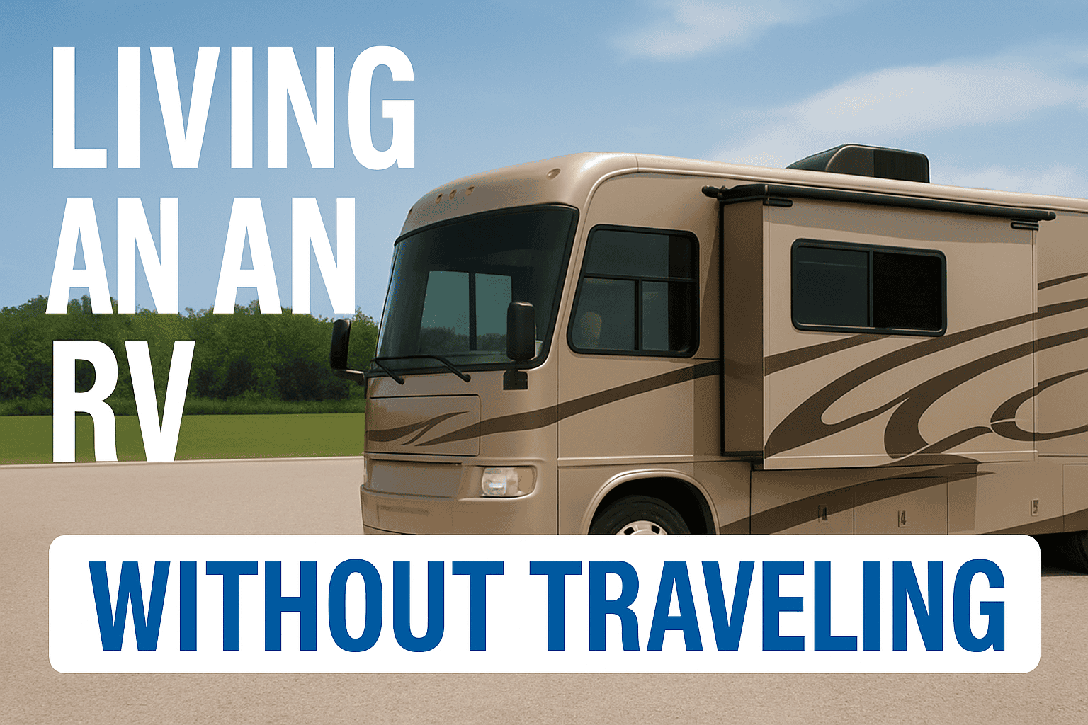 More People Living in RVs — But Not Traveling