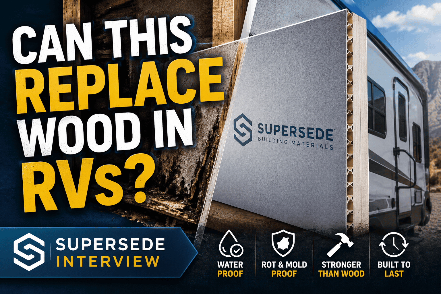 Supersede: Could Recycled Plastic Replace Plywood in RVs?